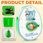 Custom Name Easter Egg Decorating Gifts for Kids - Personalized Egg Decorating Kit
