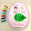Keep Your Favorites Close - Family Personalized Custom Easter Egg Decorating Kit, Egg Spinner Machine With Markers - Easter Gift For Family Members