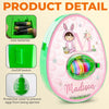 Keep Your Favorites Close - Family Personalized Custom Easter Egg Decorating Kit, Egg Spinner Machine With Markers - Easter Gift For Family Members