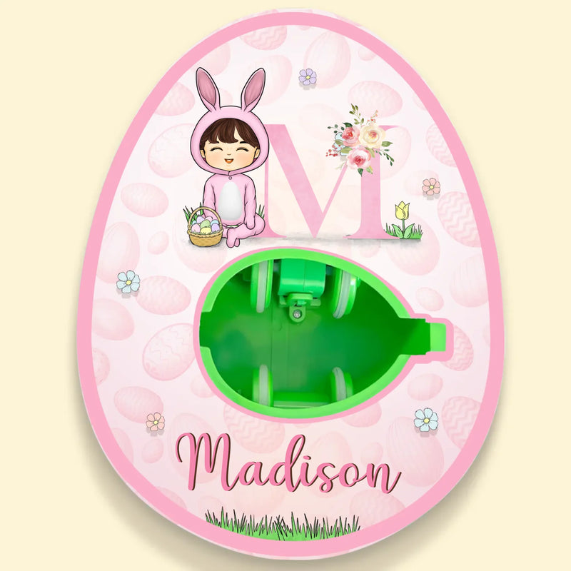 Keep Your Favorites Close - Family Personalized Custom Easter Egg Decorating Kit, Egg Spinner Machine With Markers - Easter Gift For Family Members