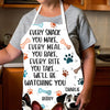 My Heart Belongs To My Dog - Dog Personalized Custom Apron - Gift For Pet Owners, Pet Lovers