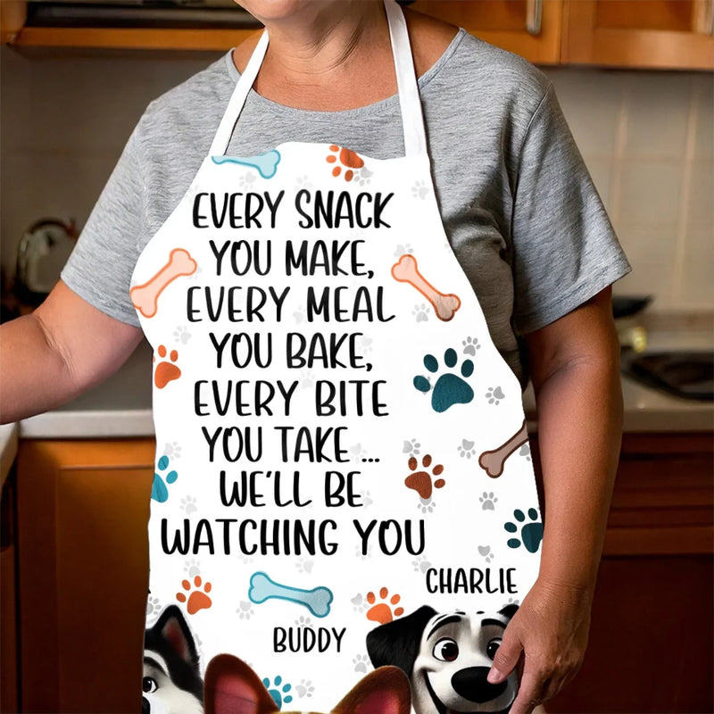 My Heart Belongs To My Dog - Dog Personalized Custom Apron - Gift For Pet Owners, Pet Lovers