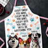 My Heart Belongs To My Dog - Dog Personalized Custom Apron - Gift For Pet Owners, Pet Lovers