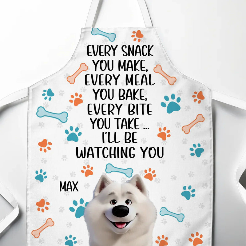 My Heart Belongs To My Dog - Dog Personalized Custom Apron - Gift For Pet Owners, Pet Lovers