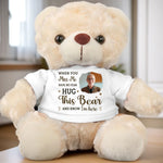 Custom Photo Memorial Comfort Gifts - Personalized Teddy Bear Plush