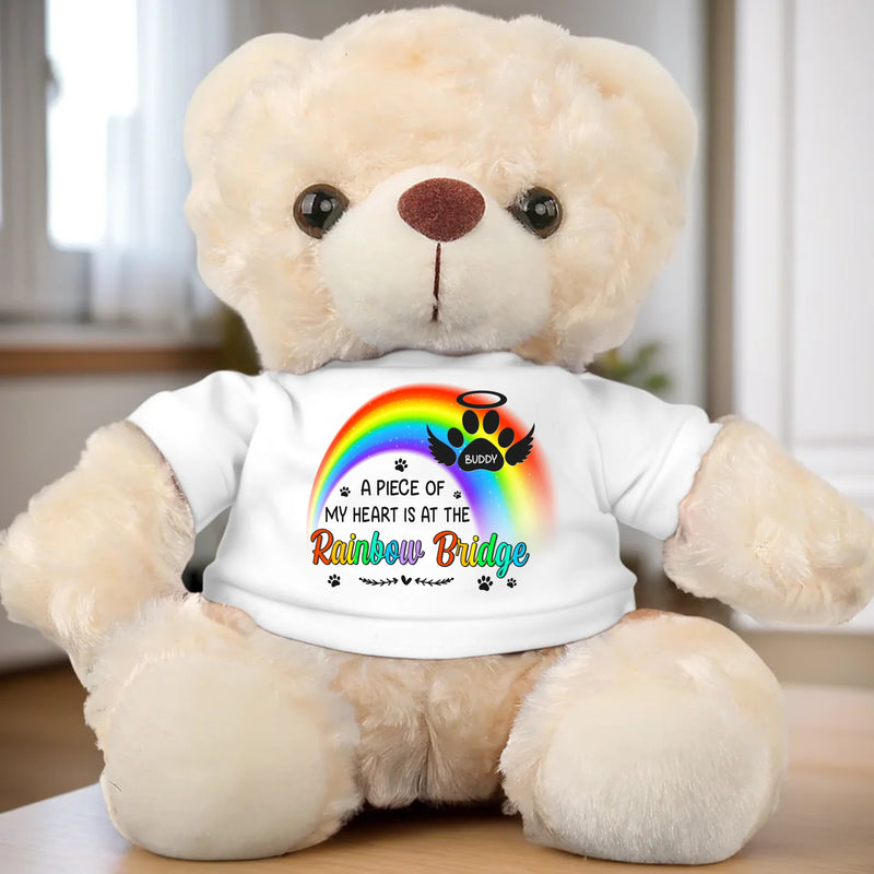 Custom Name Pet Memorial Gifts - Personalized Teddy Bear Plush