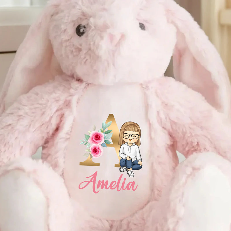 You Are Loved, Always - Family Personalized Custom Easter Bunny Plush - Gift For Family Members