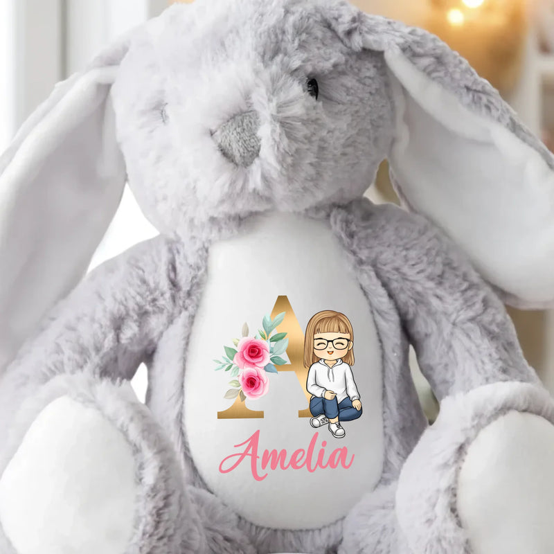 You Are Loved, Always - Family Personalized Custom Easter Bunny Plush - Gift For Family Members