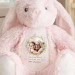 Custom Photo Gifts for Grandma - Personalized Bunny Plush
