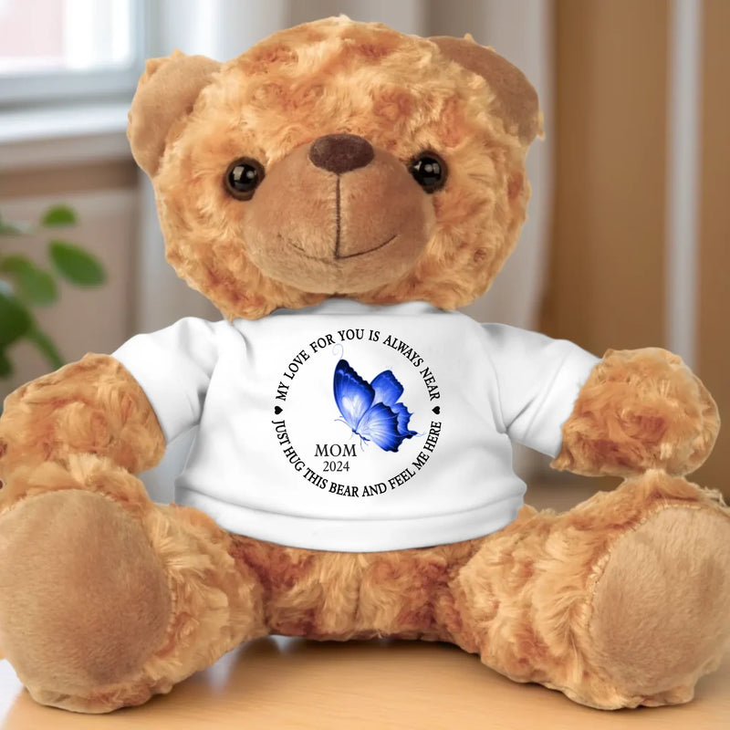 Custom Memorial Mom Dad Keepsake Gifts - Personalized Teddy Bear Plush
