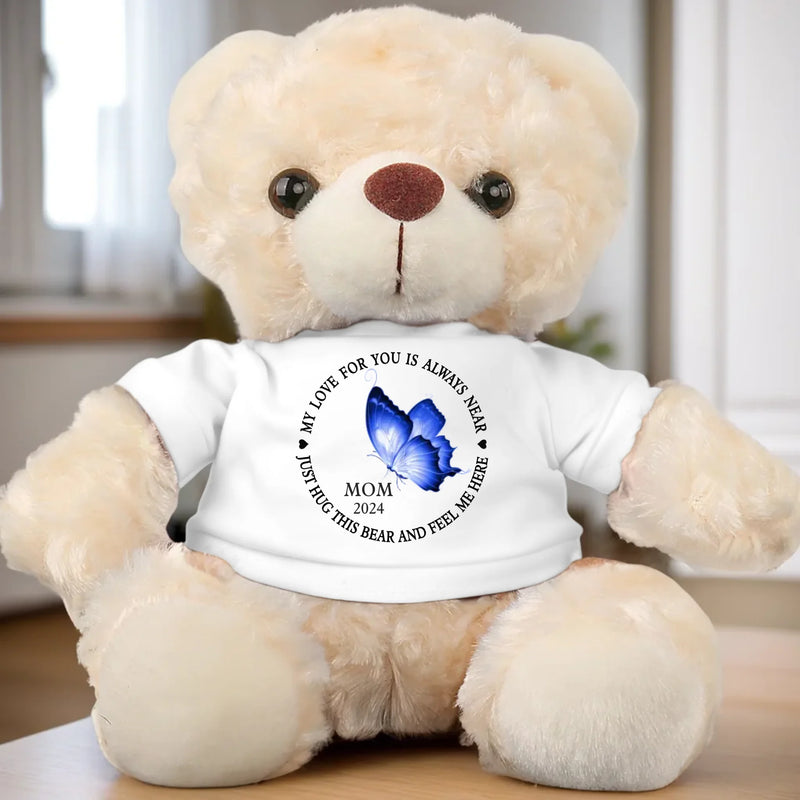Custom Memorial Mom Dad Keepsake Gifts - Personalized Teddy Bear Plush