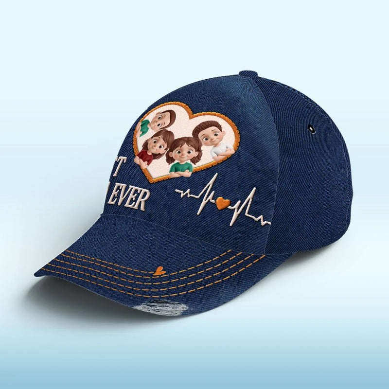 Where Love Never Ends - Family Personalized Custom Hat, All Over Print Classic Cap - Gift For Family Members