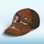 Custom Name Dog Lover Gifts for Pet Parents - Personalized Classic Cap