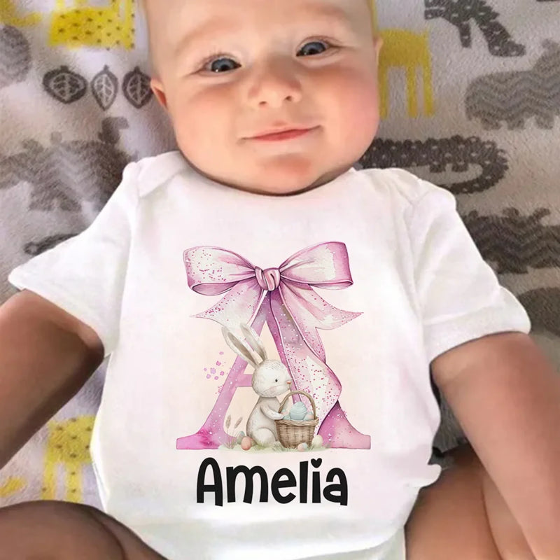 Sweet As A Bunny, Cute As Can Be - Family Personalized Custom Baby Onesie - Easter Gift For Baby Kids, Newborn Baby