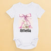 Sweet As A Bunny, Cute As Can Be - Family Personalized Custom Baby Onesie - Easter Gift For Baby Kids, Newborn Baby