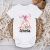 Sweet As A Bunny, Cute As Can Be - Family Personalized Custom Baby Onesie - Easter Gift For Baby Kids, Newborn Baby