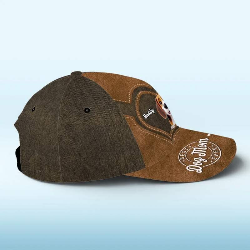 Happiness Comes With Fur - Dog Personalized Custom Hat, All Over Print Classic Cap - Gift For Pet Owners, Pet Lovers