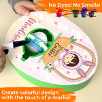 Custom Name Easter Gifts for Kids - Personalized Egg Decorating Kit