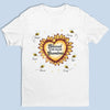 My Heart Belongs To Grandma - Family Personalized Custom Unisex T-shirt, Premium T-shirt, Hoodie - Mother's Day Gift For Mom, Grandma