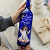 Custom Photo Your Light Will Always Shine In My Heart - Memorial Personalized Custom Blue Bottle Lamp - Sympathy Gift For Pet Owners, Pet Lovers