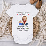 Custom Name Mother's Day Gifts for Mommy - Personalized Baby Onesies