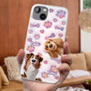 Tail Wagging Happiness - Dog Personalized Custom 3D Inflated Effect Printed Clear Phone Case - Gift For Pet Owners, Pet Lovers