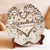 Family Is A Gift That Lasts Forever - Family Personalized Custom Ceramic Plate - Mother's Day, Gift For Mom, Grandma