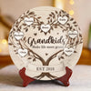 Family Is A Gift That Lasts Forever - Family Personalized Custom Ceramic Plate - Mother's Day, Gift For Mom, Grandma