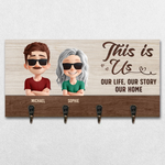 Custom Family Name Home Decor - Personalized Key Holder