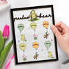 Mama Bear - Family Personalized Custom 2-Layered Wooden Plaque With Stand - Mother's Day Gift For Mom, Grandma