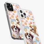 Custom Name Saint Bernard Dog Gifts for Pet Lovers - Personalized Phone Case