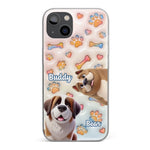 Custom Name Saint Bernard Dog Gifts for Pet Lovers - Personalized Phone Case