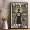 Play Hard, Stand Tall, Win Big - Personalized Custom Vertical Poster - Gift For Sport Lovers, Sport Players