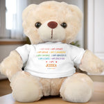Custom Name Affirmation Gifts for Kids - Personalized Teddy Bear Plush