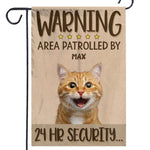 Custom Pet Photo Dog Security Gifts for Dog Lovers - Personalized Flag