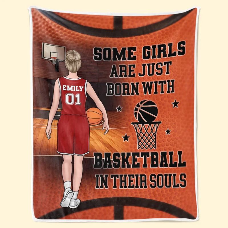 Born To Ball, Built To Win - Personalized Custom Blanket - Gift For Sport Lovers, Sport Players