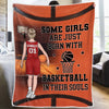 Born To Ball, Built To Win - Personalized Custom Blanket - Gift For Sport Lovers, Sport Players