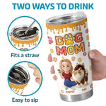 Custom Name Dog Mom Gifts for Women - Personalized Tumbler