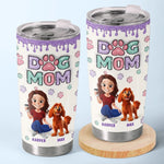 Custom Dog Mom Name Gifts for Pet Lovers - Personalized Tumbler