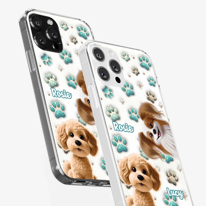 Where There’s A Dog, There’s A Way - Dog Personalized Custom 3D Inflated Effect Printed Clear Phone Case - Gift For Pet Owners, Pet Lover