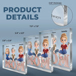 Custom Name Mom Gifts for Women - Personalized Shaped Acrylic Plaque
