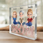 Custom Name Mom Gifts for Women - Personalized Shaped Acrylic Plaque