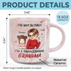 I'm Not Retired, I'm A Professional Grandma - Family Personalized Custom Marble Mug - Mother's Day, Gift For Mom, Grandma