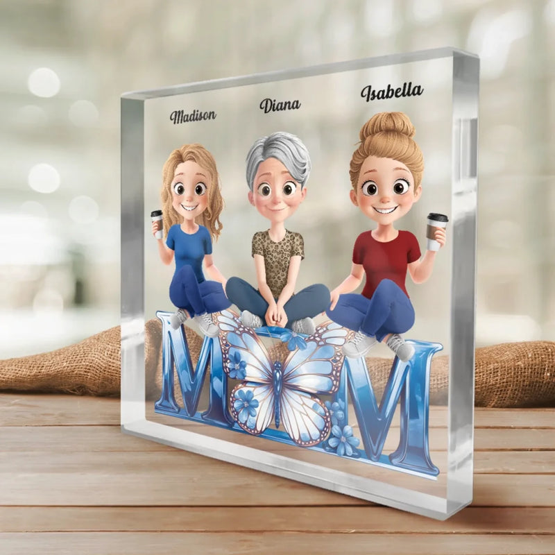The Only Thing Better Than Being Your Mother - Family Personalized Custom Square Shaped Acrylic Plaque - Mother's Day, Gift For Mom, Daughter