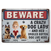 Best Friends Have Fur - Dog Personalized Custom Home Decor Metal Sign - House Warming Gift For Pet Owners, Pet Lovers