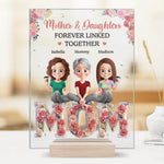 Custom Name Mother & Daughters Gifts - Personalized Acrylic Plaque