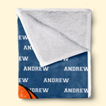 Custom Name Basketball Gifts for Players - Personalized Blanket