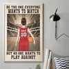 Play Hard, Stay Humble - Personalized Custom Vertical Poster - Gift For Sport Lovers, Sport Players