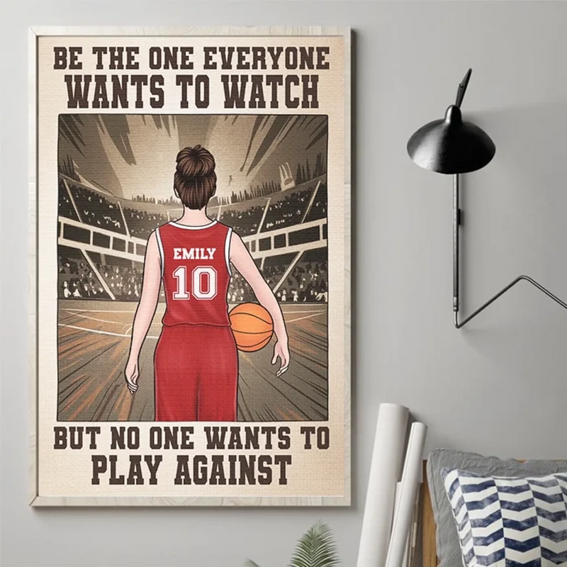 Play Hard, Stay Humble - Personalized Custom Vertical Poster - Gift For Sport Lovers, Sport Players