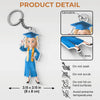A Journey Completed, A New One Begins - Family Personalized Custom Shaped Acrylic Keychain - Graduation Gift For Family Members, Siblings, Brothers, Sisters